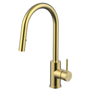 Cioso-Pullout-Sink-Mixer-Brushed-Brass