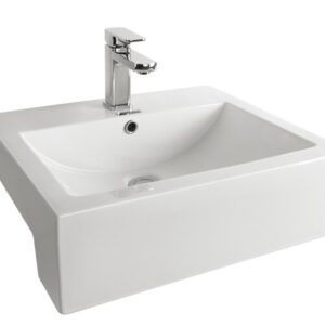 Semi Recessed Bathroom Basin | Arto 8050B - Sink & Bathroom Shop