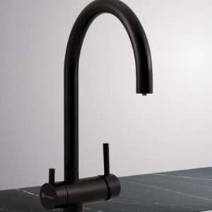 Tripla Black Series Hot and Cold Mixer Tap with Filter System by Sink & Bathroom Shop