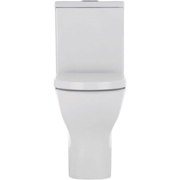 Delta Rimless Raised Height Back to Wall Toilet