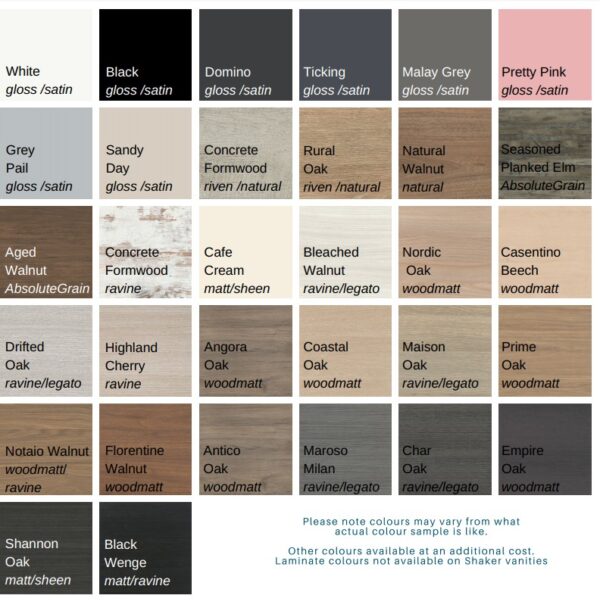 Cabinet Color Selection