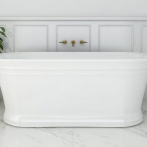 Decina Regent 1700mm Freestanding Oval Bath by Sink & Bathroom Shop
