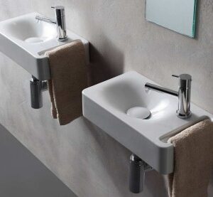 Bathroom Wall Hung Basin | Scarabeo 40 - Sink & Bathroom Shop