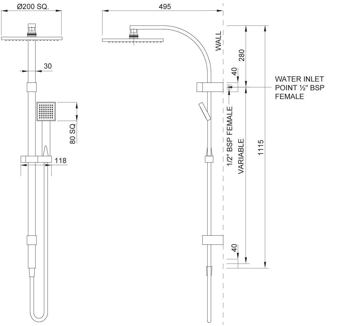 Methven Rere Twin Shower System - Image 5