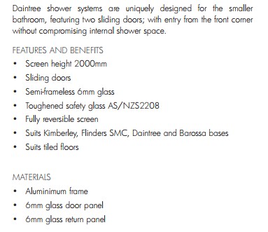 Daintree Square Shower Screen - Image 4