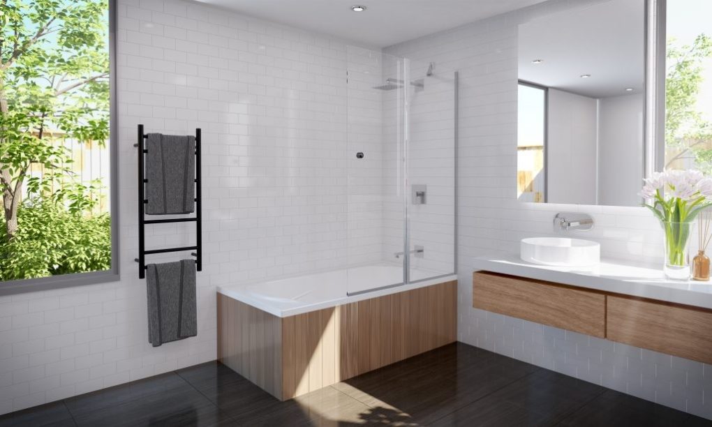CASCADE FIXED SWING PIVOT BATH SHOWER SCREEN PANEL
