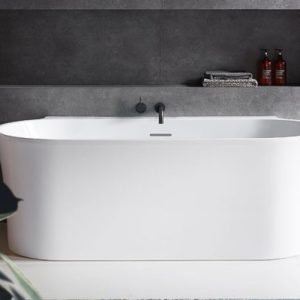 Back to Wall Freestanding Bath | Decina Aurora - Sink & Bathroom Shop