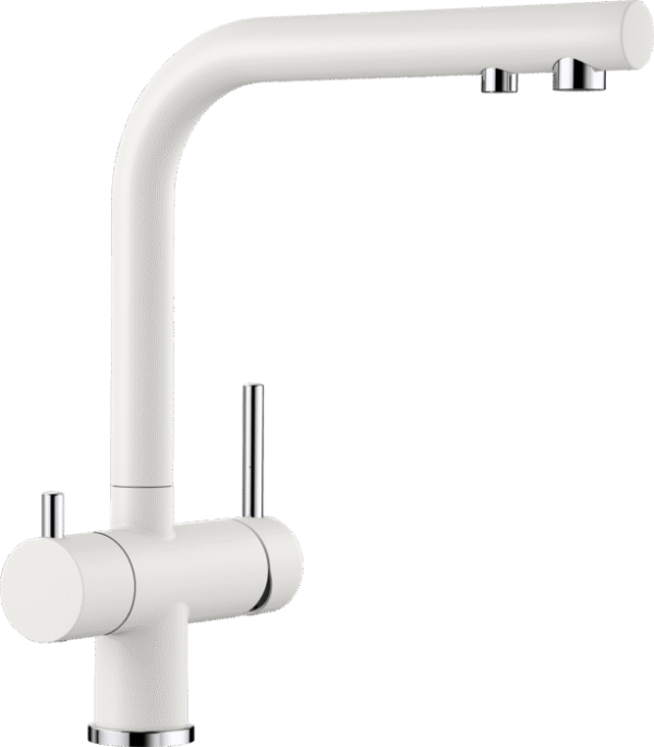 Fontas II Silgranit 3 in 1 filter tap in White by Sink & Bathroom Shop