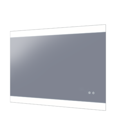 Miro D Led Mirror with Demister by Sink & Bathroom Shop