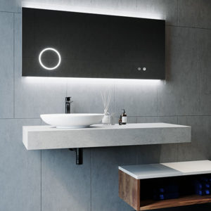 Miro DM Led Mirror with Magnifier by Sink & Bathroom Shop