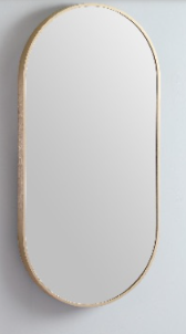 Modern Oblong in Brushed Brass Finish by Sink & Bathroom Shop